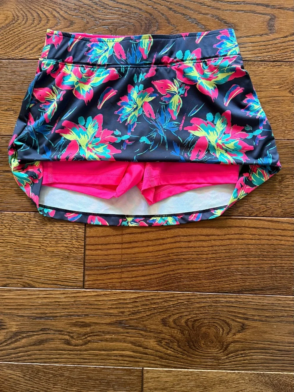 Prince Neon Floral Tankini Set - Black, White, Pink, Green, Yellow